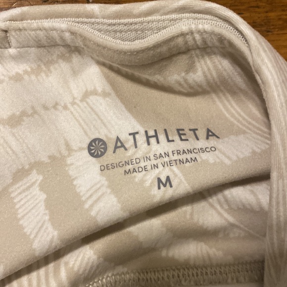 LOT NIKE ATHLETA leggings workout stretch yoga pants size M cropped 7/8 capri - Picture 9 of 12